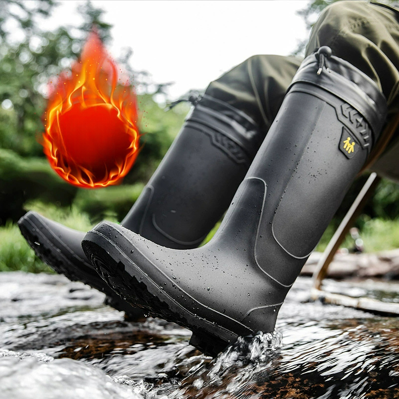Men's Rain Boots Work Boots Sl - مراجعة Fishing Boots وسعره