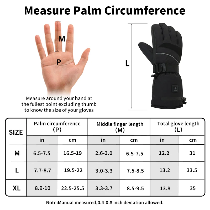 USB Rechargeable Heated Motorc - مراجعة Fishing Gloves وسعره