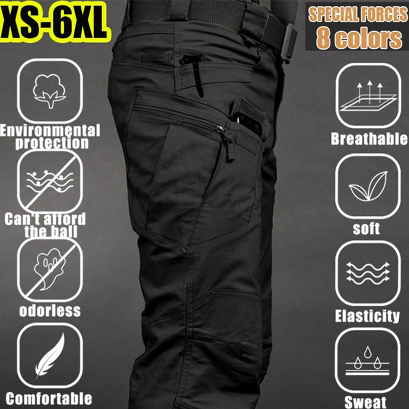 Men's Tactical Cargo Pants 6XL - مراجعة Fishing Pants Waterproof وسعره